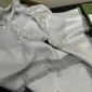 Gucci GG jacquard silk wool shawl 