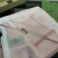 Gucci GG jacquard silk wool shawl 