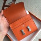 1:1 Hermes Constance Compact Wallet in epsom leather