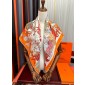 Hermes silk square scarf 90cm