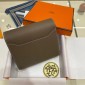 1:1 Hermes Constance Compact Wallet in epsom leather