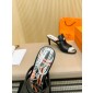 Hermes Leather Mules Heel 8cm, Size 35-42
