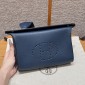 Hermès Borsa Videpoches-Navy blue