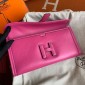 1:1 Hermes jige clutch in pelle swift