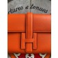 1:1 Hermes jige clutch in pelle epsom