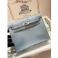 Hermes Kelly Danse Shoulder Bag-Blue lin