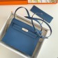 Hermes Kelly Danse Shoulder Bag-Deep blue