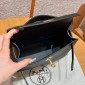 Hermes Kelly Pochette in Epsom Leather-Black
