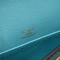 Hermes Kelly Pochette in Swift Leather-Blue de nord