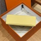 Hermes Kelly Pochette in Swift Leather-Jaune Poussin