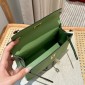 Hermes Kelly Pochette in Epsom Leather-Vert Criquet