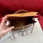 Hermes Kelly Pochette in Epsom Leather-Brown