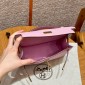 Hermes Kelly Pochette in Epsom Leather-Mauve