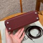 Hermes Mini Kelly Epsom leather-Rouge H
