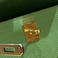 Hermes Mini Kelly Epsom leather-Vert Criquent