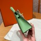 Hermes Mini Kelly Epsom leather-Vert Criquent