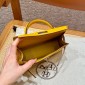 Hermes Mini Kelly Epsom leather-Jaune ambre
