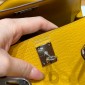Hermes Mini Kelly Epsom leather-Jaune ambre