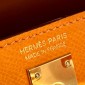 Hermes Mini Kelly Epsom leather-Orange