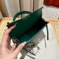 Hermes Mini Kelly Epsom leather-Vert vertigo