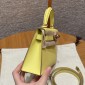 Hermes Mini Kelly Epsom leather-Lime