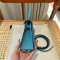 Hermes Mini Kelly Epsom leather-Blue de nord