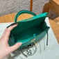 Hermes Mini Kelly Epsom leather-Vert jade