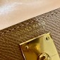 Hermes Mini Kelly Epsom leather-Beige