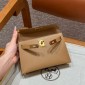 Hermes Mini Kelly Epsom leather-Beige