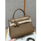 Hermes Kelly 32cm in Togo leather-Alezan 