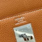 Hermes Kelly 32cm in Togo leather-Brown
