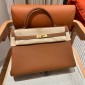 Hermes Kelly 32cm in Togo leather-Brown