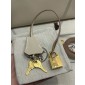 Hermes Kelly 32cm in Togo leather-Cream white