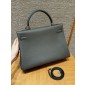Hermes Kelly 35cm in Togo leather-Gris Mayer