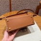 Hermes Kelly Sellier 20 Shoulder Bag in Epsom-Brown