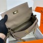 Hermes Kelly Messenger PM in Togo Leather-Etoupe