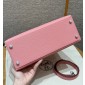 Hermes Kelly 25 / 28  in Epsom Leather-Rose confetti