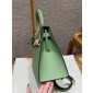 Hermes Kelly 25 / 28  in Epsom Leather-Vert Criquent