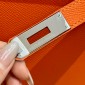 Hermes Kelly 25 / 28  in Epsom Leather-Orange