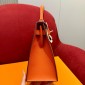 Hermes Kelly 25 / 28  in Epsom Leather-Orange