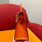 Hermes Kelly 25 / 28  in Epsom Leather-Orange