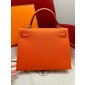 Hermes Kelly 25 / 28  in Epsom Leather-Orange