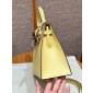 Hermes Kelly 25 / 28  in Epsom Leather-Jaune Poussin