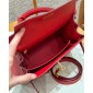 Hermes Kelly 25 / 28  in Epsom Leather-Rouge casaque