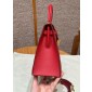 Hermes Kelly 25 / 28  in Epsom Leather-Rouge casaque
