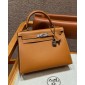 Hermes Kelly 25 / 28  in Epsom Leather-Brown