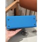 Hermes Kelly 25 / 28  in Epsom Leather-Blue frida