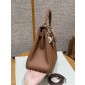 Hermes Kelly 25 / 28  in togo leather-Brown