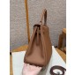 Hermes Kelly 25 / 28  in togo leather-Brown