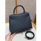 Hermes Kelly 25 / 28  in Epsom Leather-bleu indigo